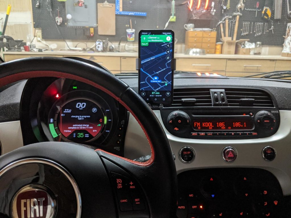 Fiat E Cell Phone Dash Cradle Eric Makes Everything